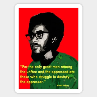 Walter Rodney Quote Sticker